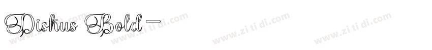 Diskus Bold字体转换